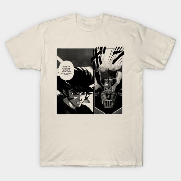 Super Classic Mechas: Crab-Manga T-Shirt by Evil Never Wins